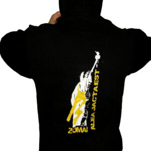 Sweatshirt noir avec capuche